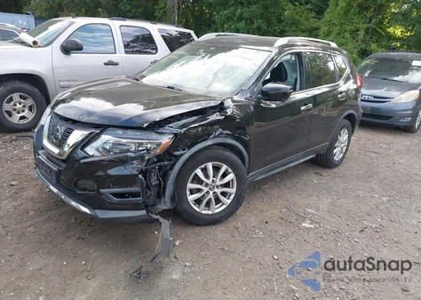 2017 Nissan Rogue Sv from USA, damaged, VIN KNMAT2MV8HP589119